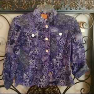 Purple Ruby Red Top (Petite)